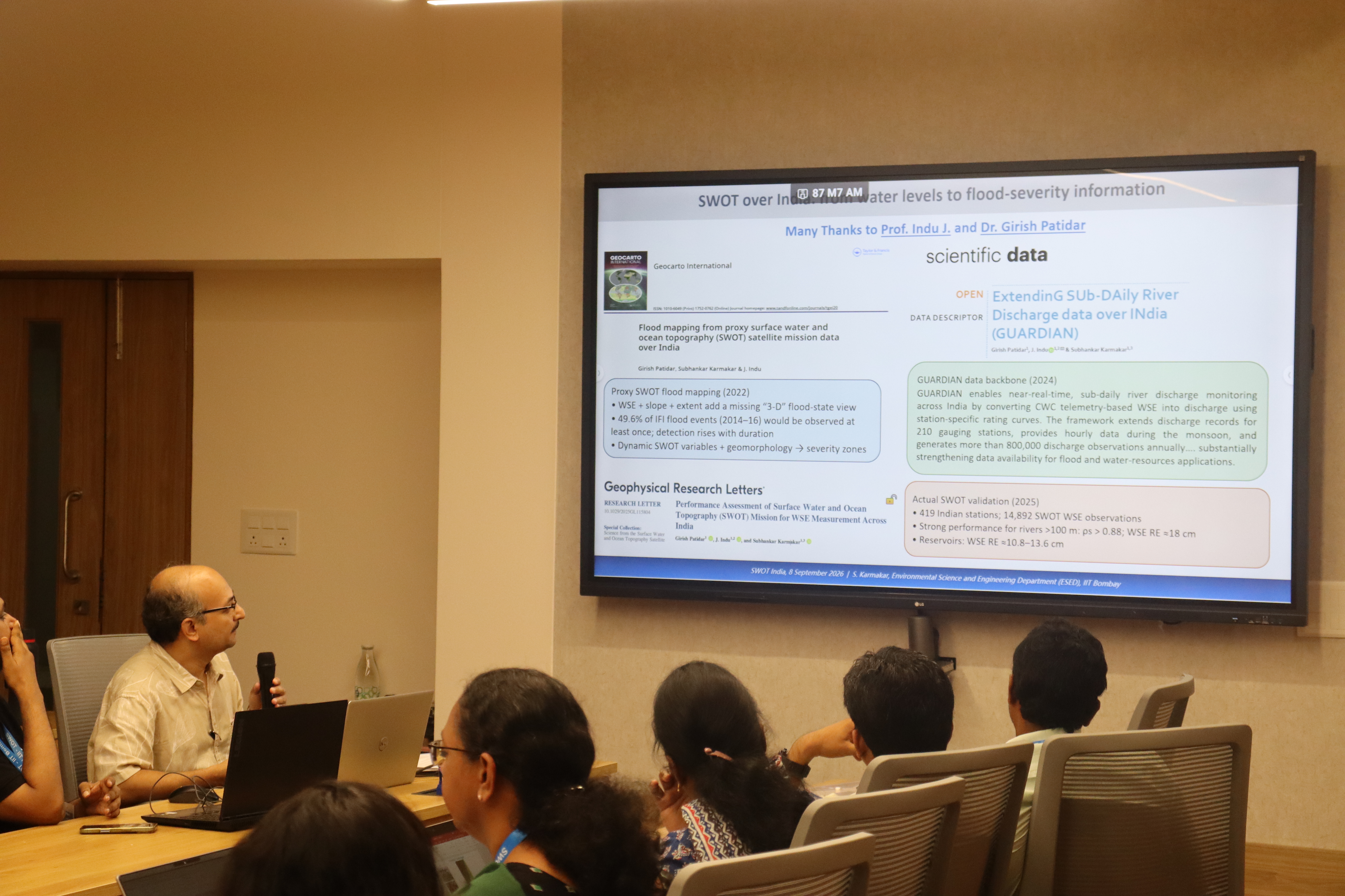 Prof. Subhankar Karmakar Presentation